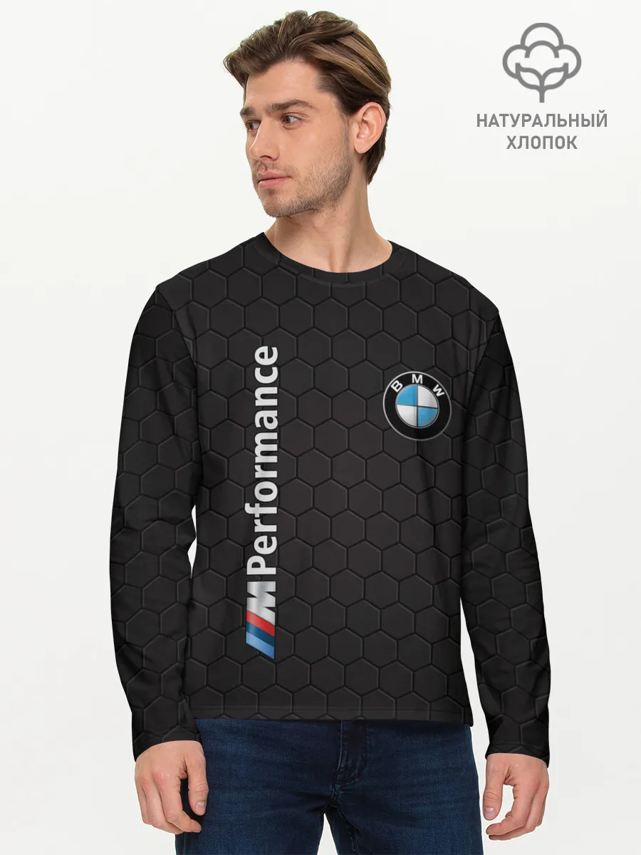 Мужской лонгслив базовый / BMW