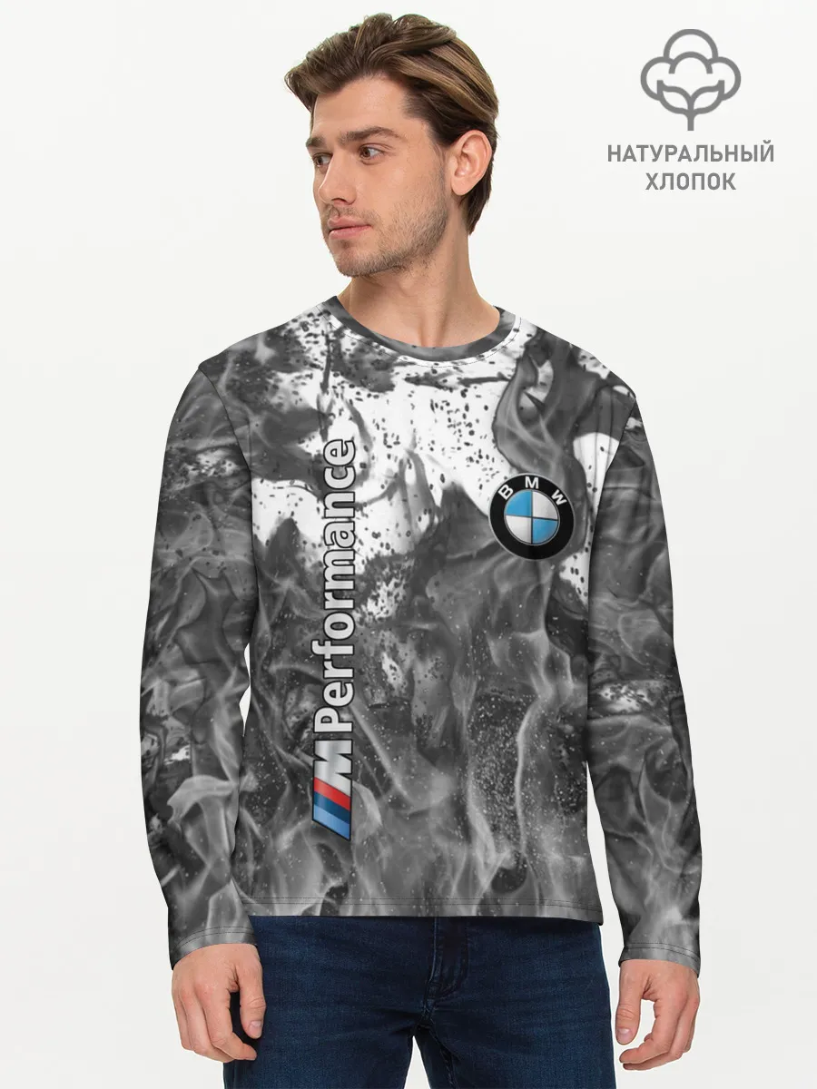 Мужской лонгслив базовый / BMW