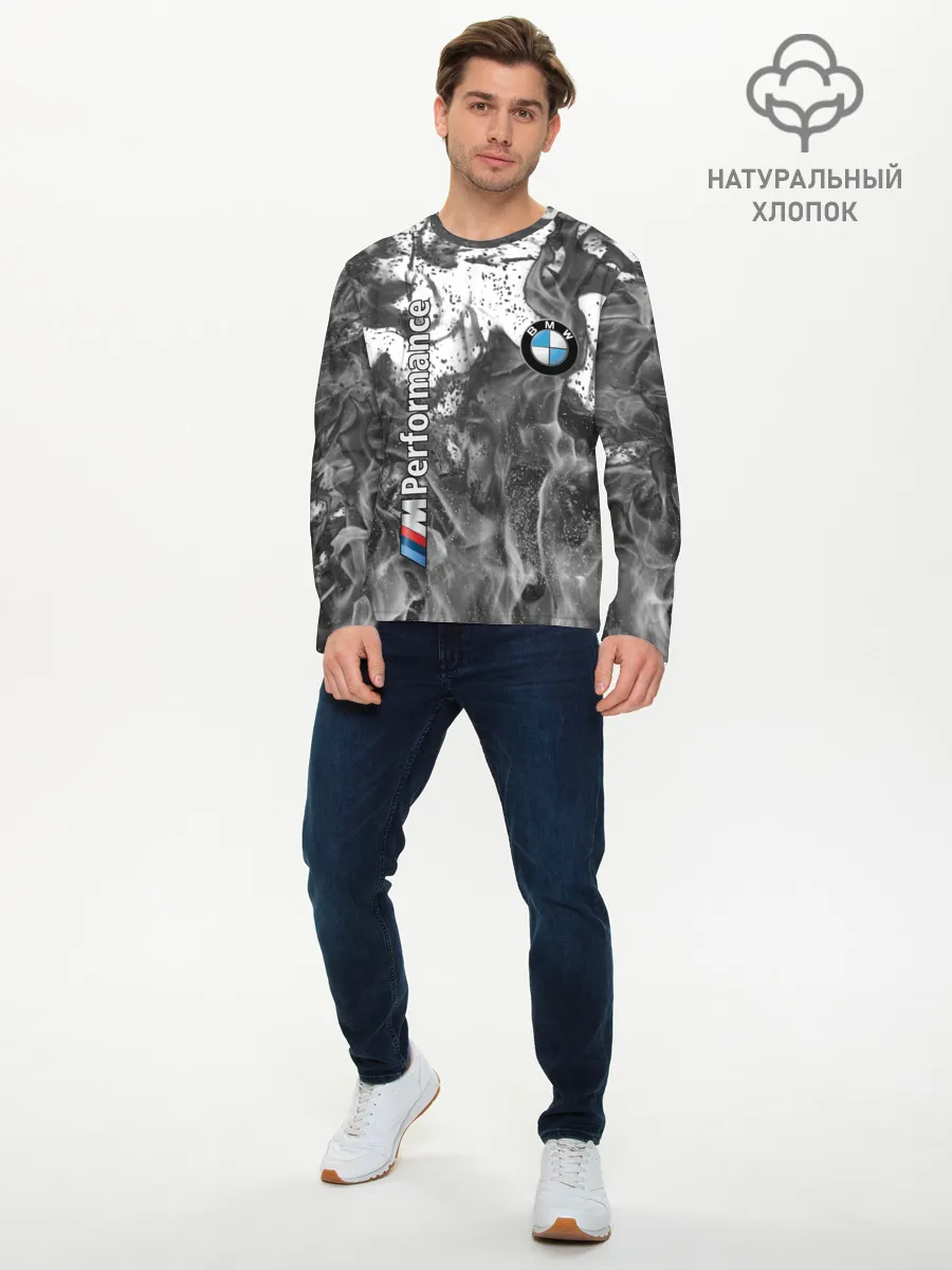 Мужской лонгслив базовый / BMW