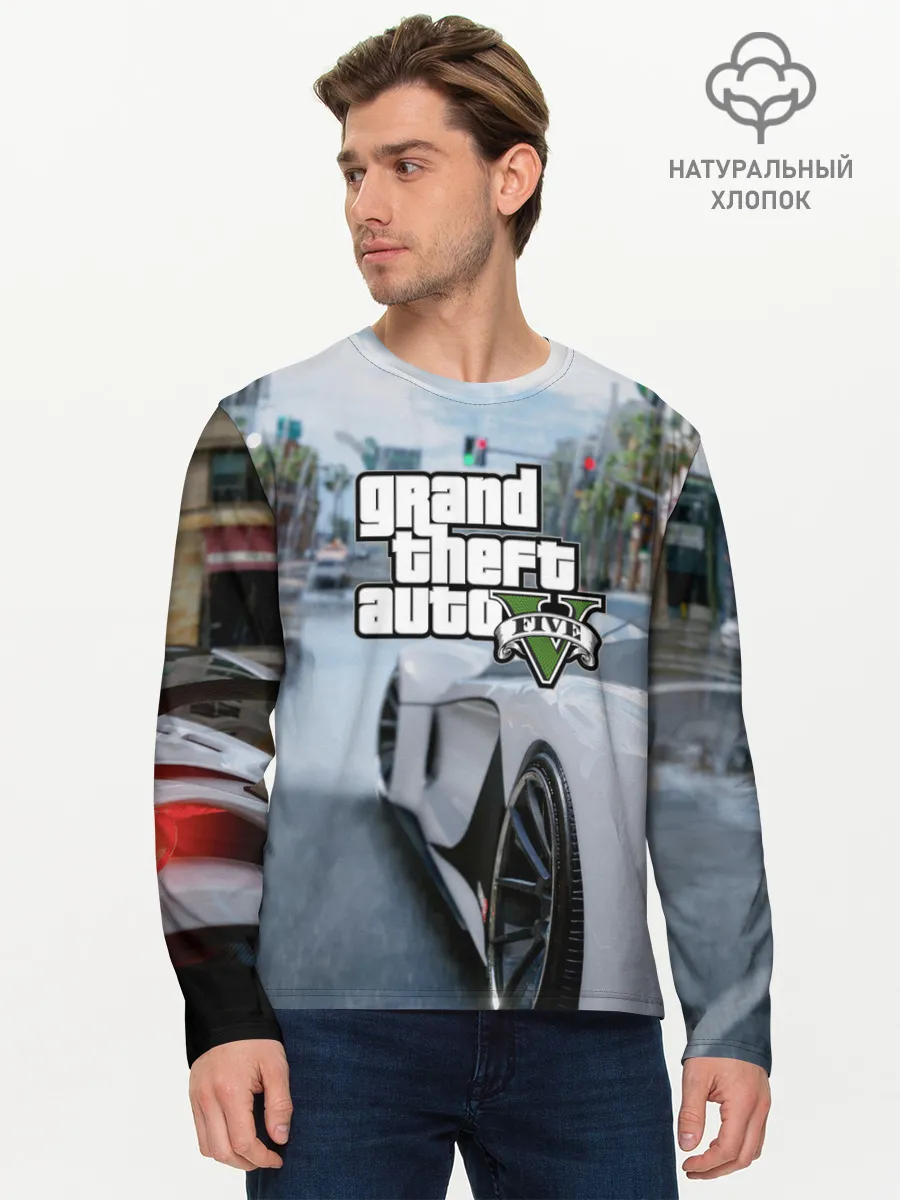 Мужской лонгслив базовый / GTA V