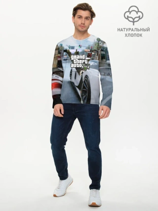 Мужской лонгслив базовый / GTA