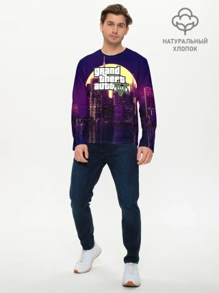 Мужской лонгслив базовый / GTA