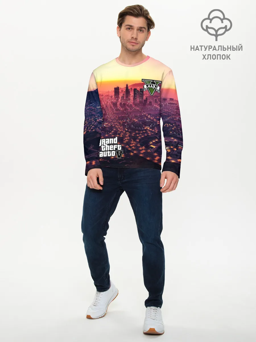 Мужской лонгслив базовый / GTA V