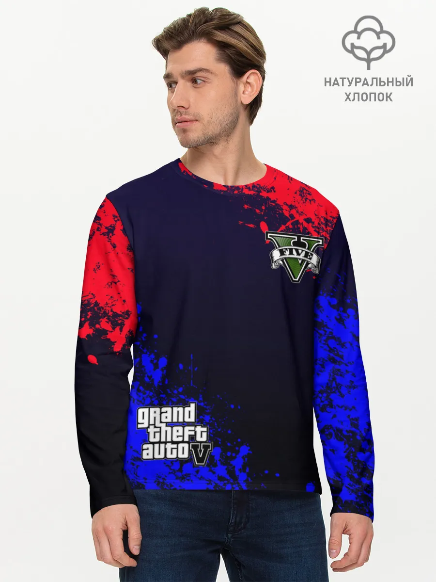 Мужской лонгслив базовый / GTA