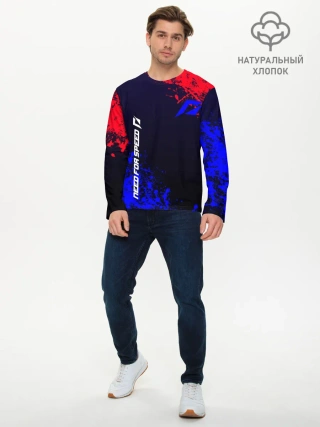 Мужской лонгслив базовый / Need for speed Shift