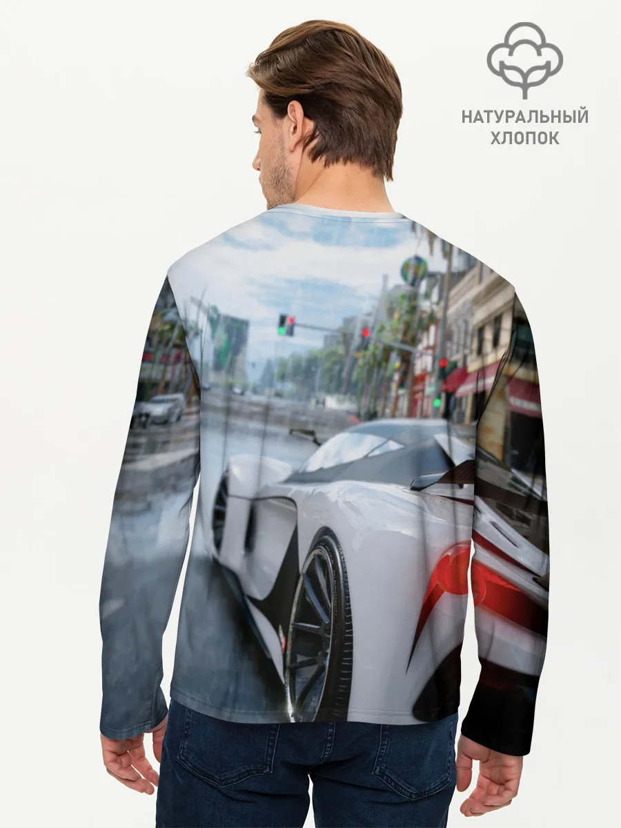 Мужской лонгслив базовый / NFS Most Wanted