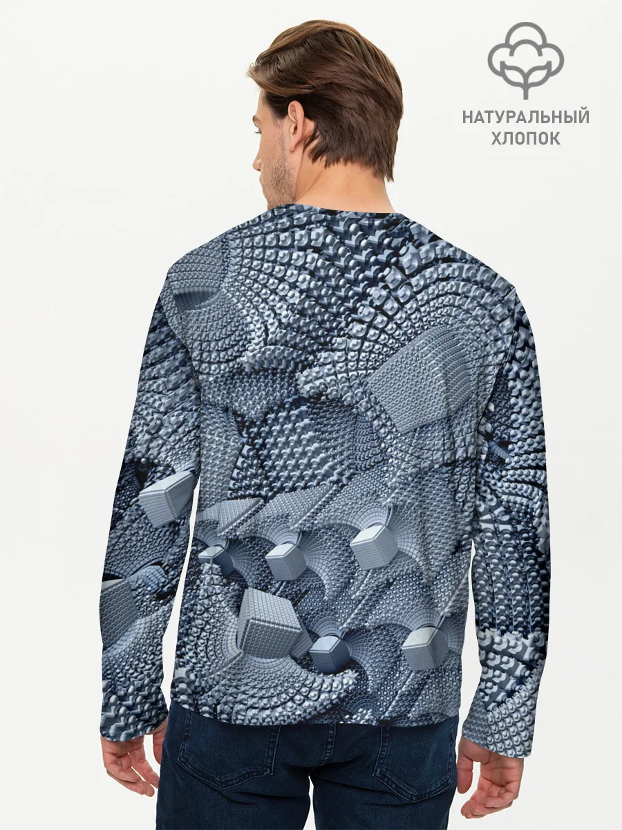 Мужской лонгслив базовый / GREY