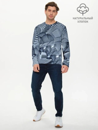 Мужской лонгслив базовый / GREY