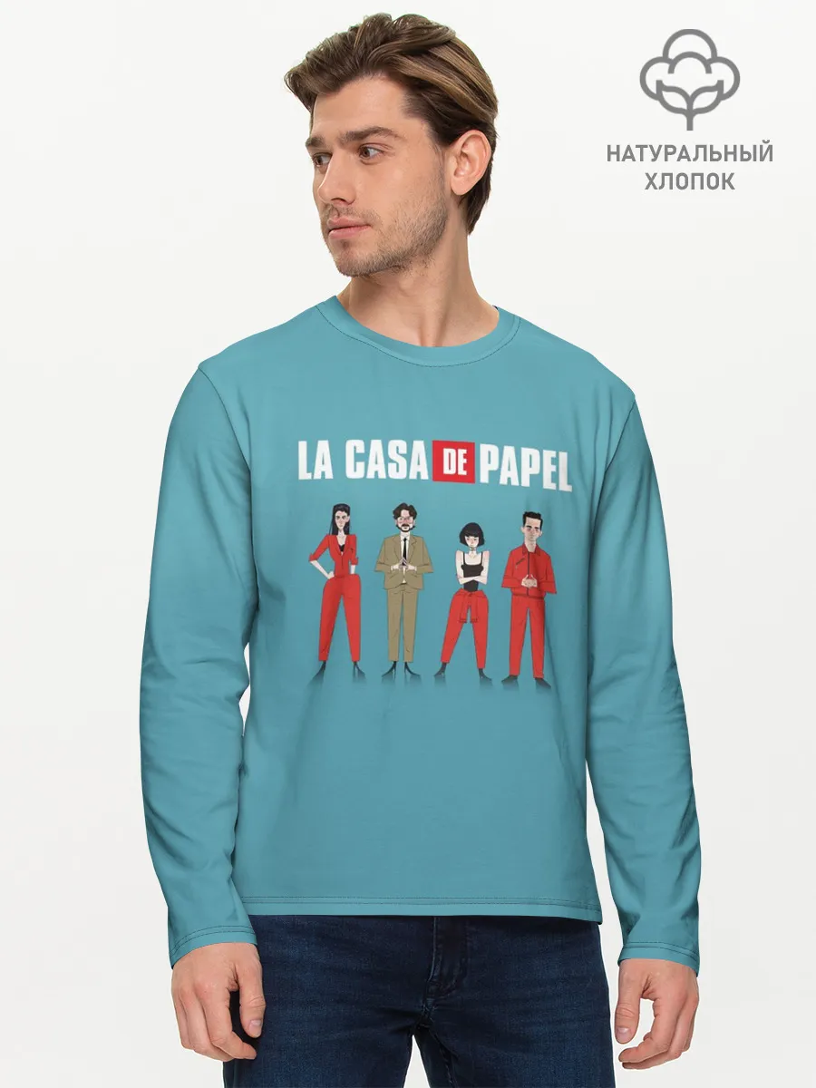 Мужской лонгслив базовый / БУМАЖНЫЙ ДОМ