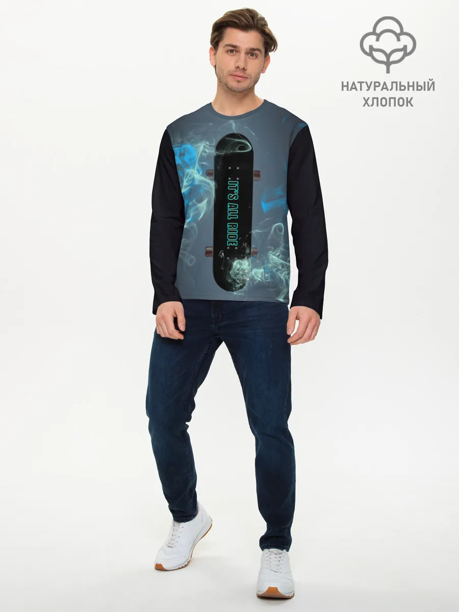 Мужской лонгслив базовый / Its All Ride