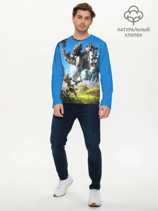 Мужской лонгслив базовый / HORIZON ZERO DAWN