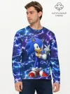 Мужской лонгслив базовый / Sonic | Соник