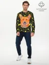 Мужской лонгслив базовый / Corgi | Stars