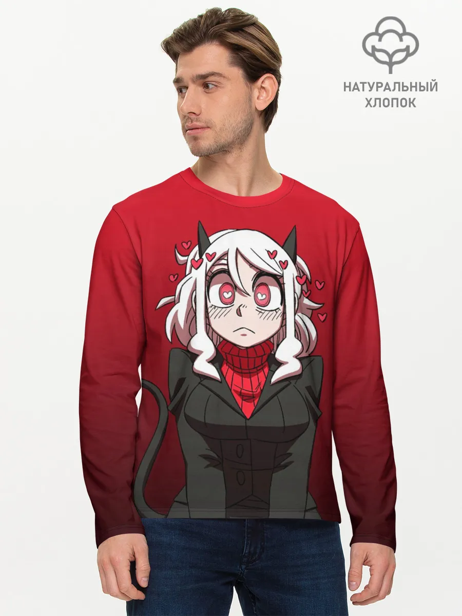 Мужской лонгслив базовый / HELLTAKER MODEUS