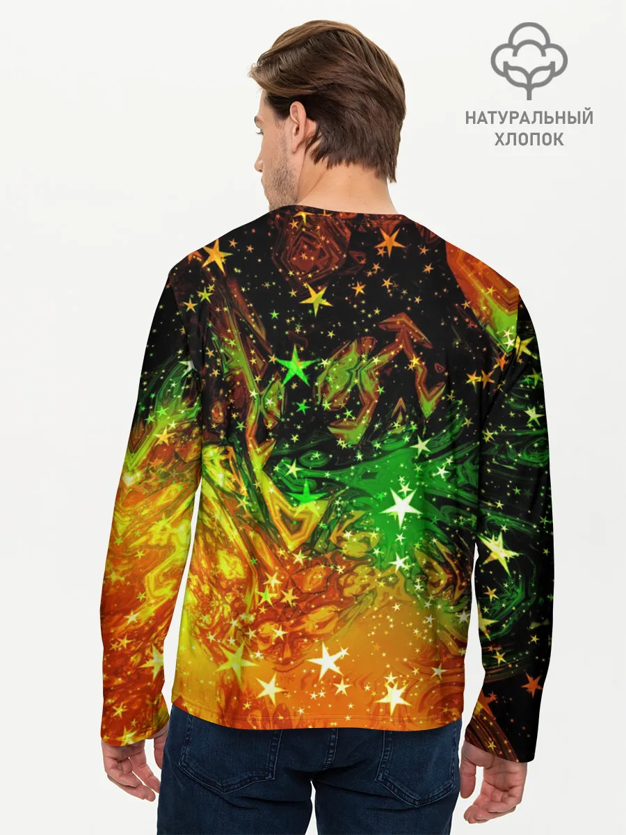 Мужской лонгслив базовый / Cosmo Octopus