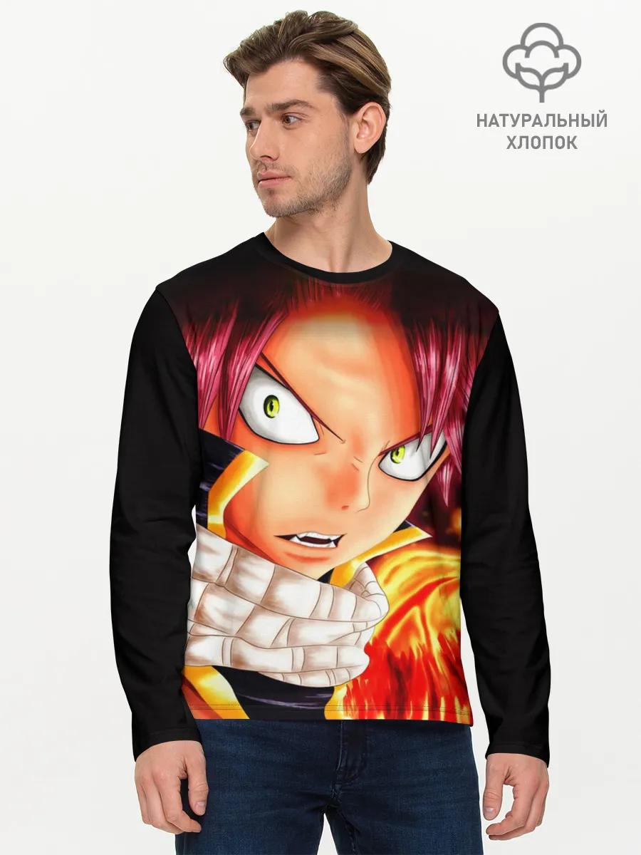 Мужской лонгслив базовый / Нацу Хвост Феи
