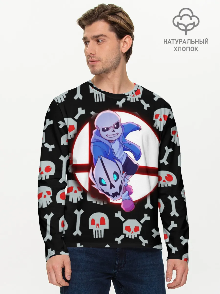 Мужской лонгслив базовый / Sans | Неон