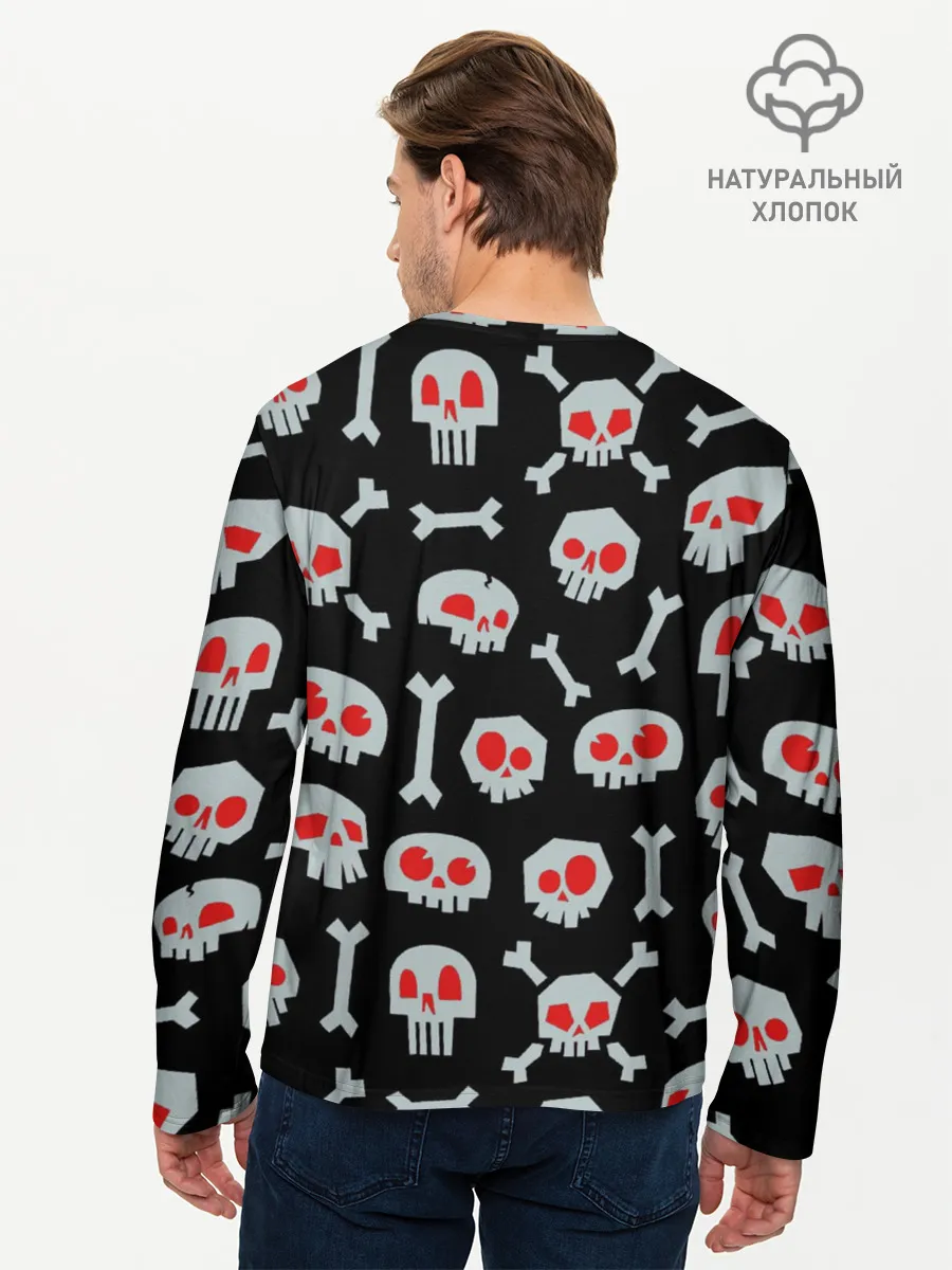 Мужской лонгслив базовый / Sans | Неон