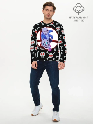 Мужской лонгслив базовый / Sans | Неон