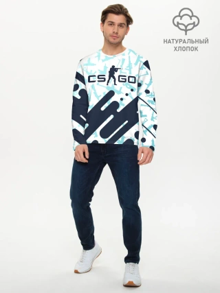 Мужской лонгслив базовый / CS GO | КС ГО