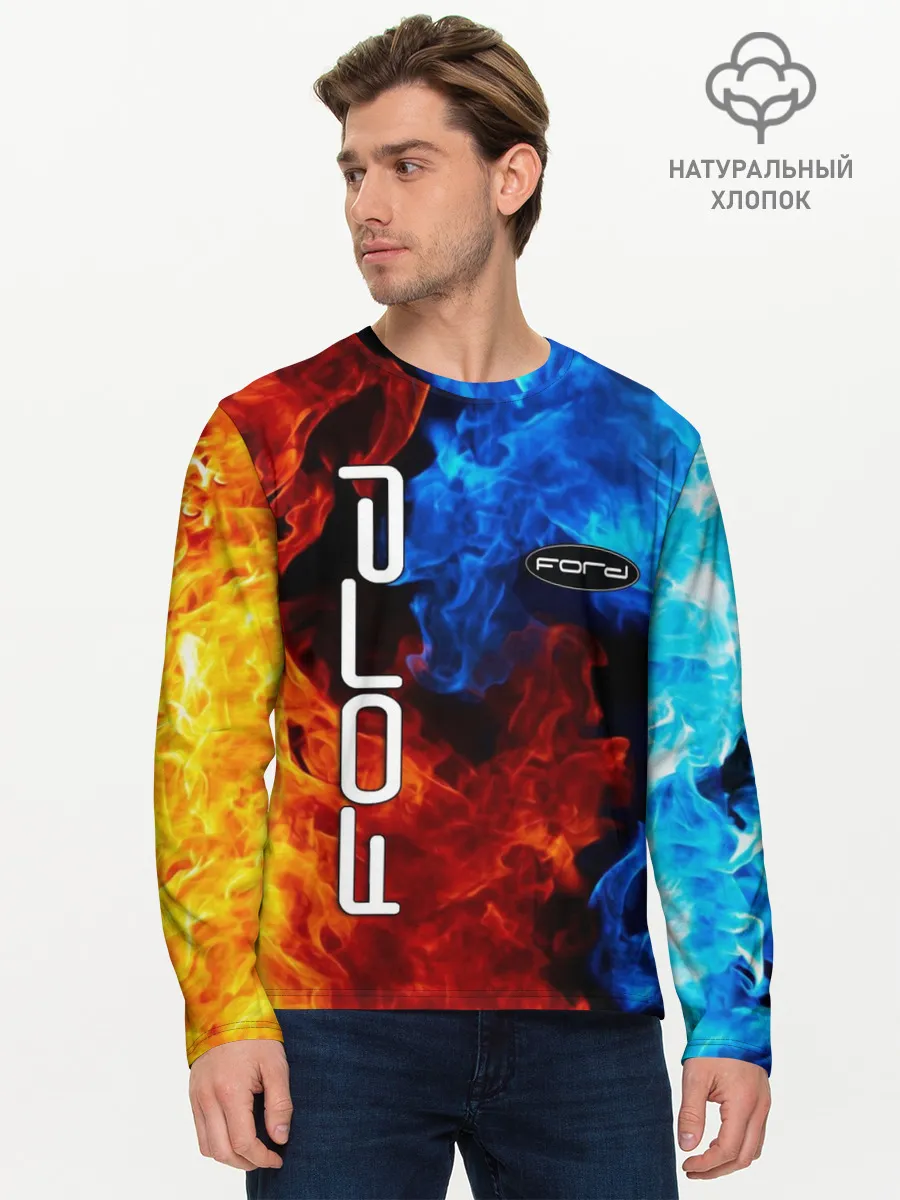 Мужской лонгслив базовый / FORD