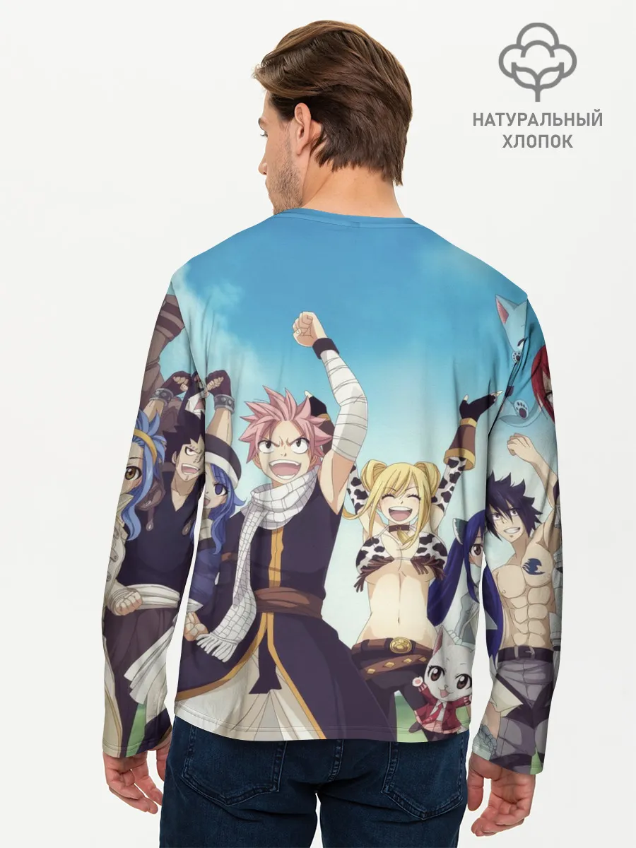 Мужской лонгслив базовый / Все песонажи Хвост Феи