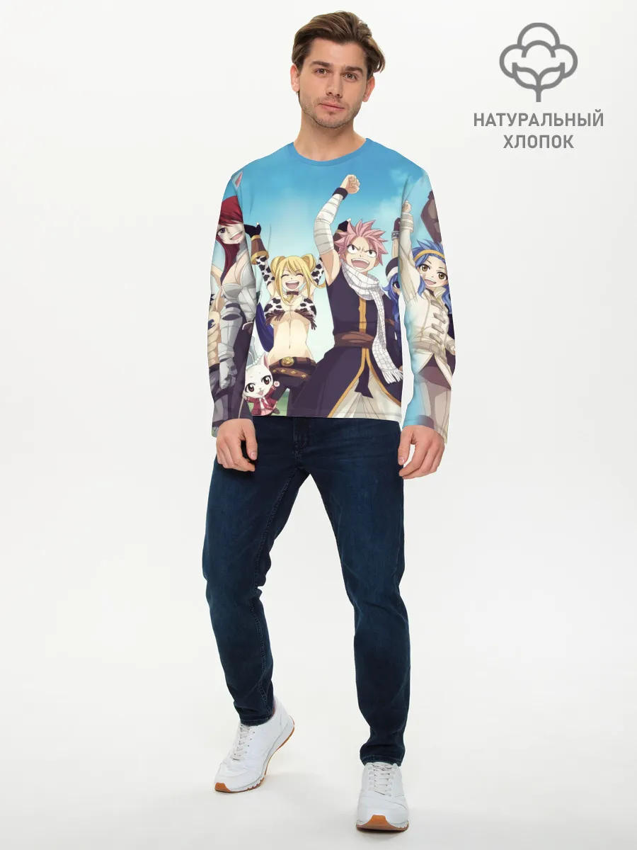 Мужской лонгслив базовый / Все песонажи Хвост Феи