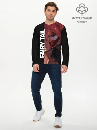 Мужской лонгслив базовый / Хвост Феи взгляд