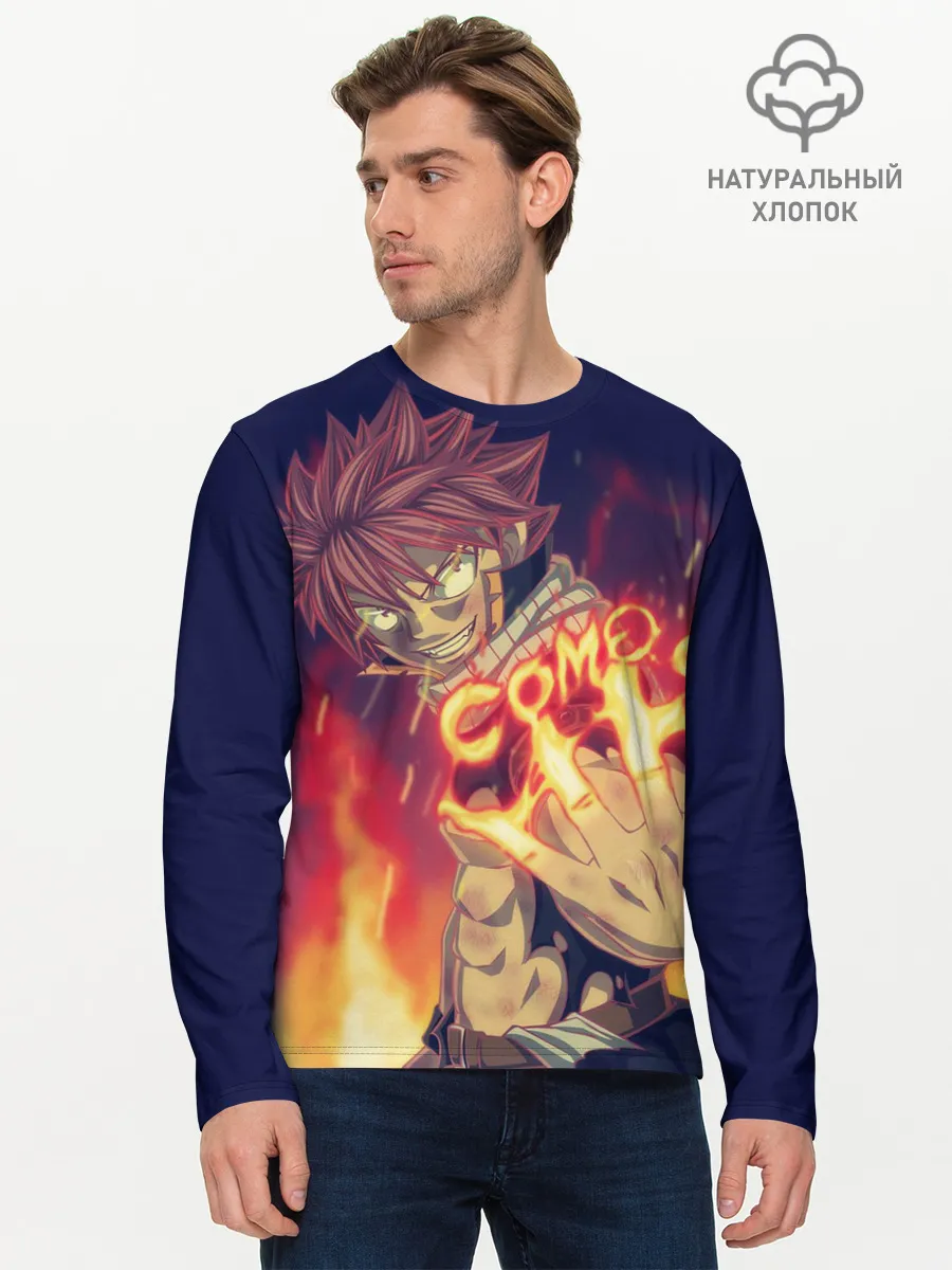 Мужской лонгслив базовый / Fairy Tail Como oi