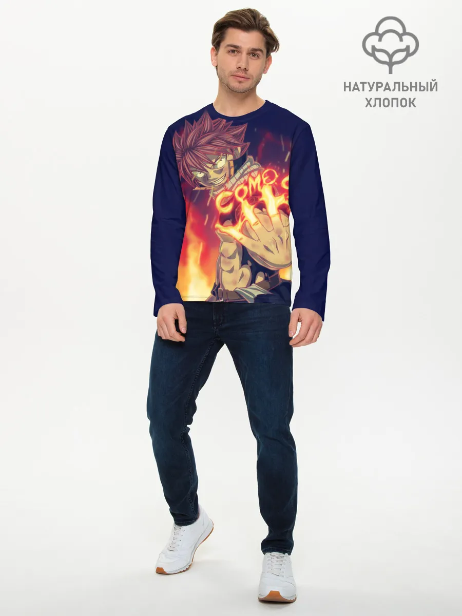 Мужской лонгслив базовый / Fairy Tail Como oi