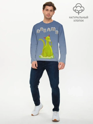 Мужской лонгслив базовый / Dragon Dreams