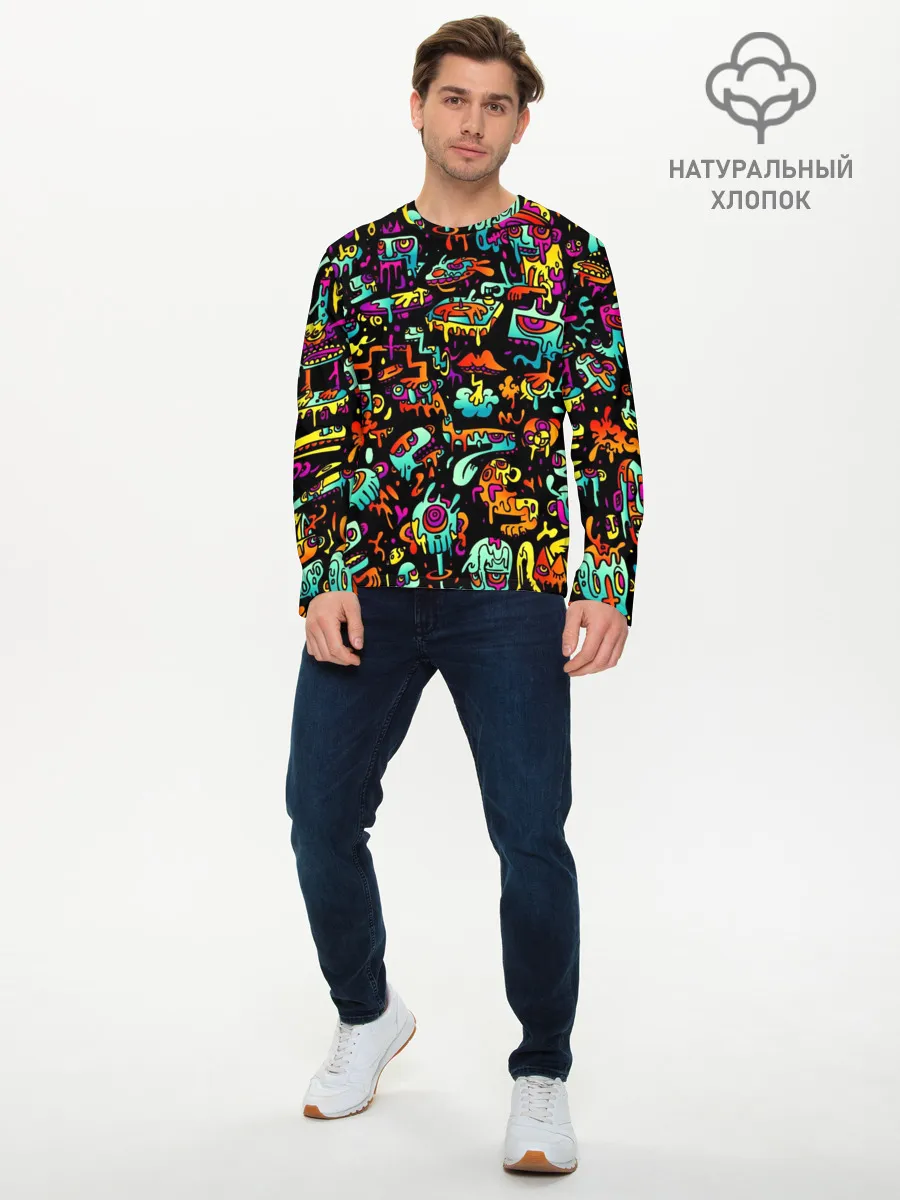 Мужской лонгслив базовый / Zombi Slime