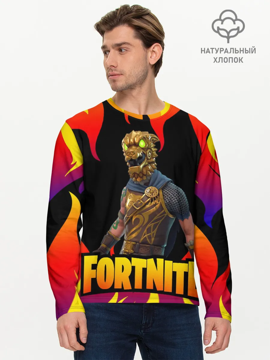Мужской лонгслив базовый / Fortnite | Фортнайт