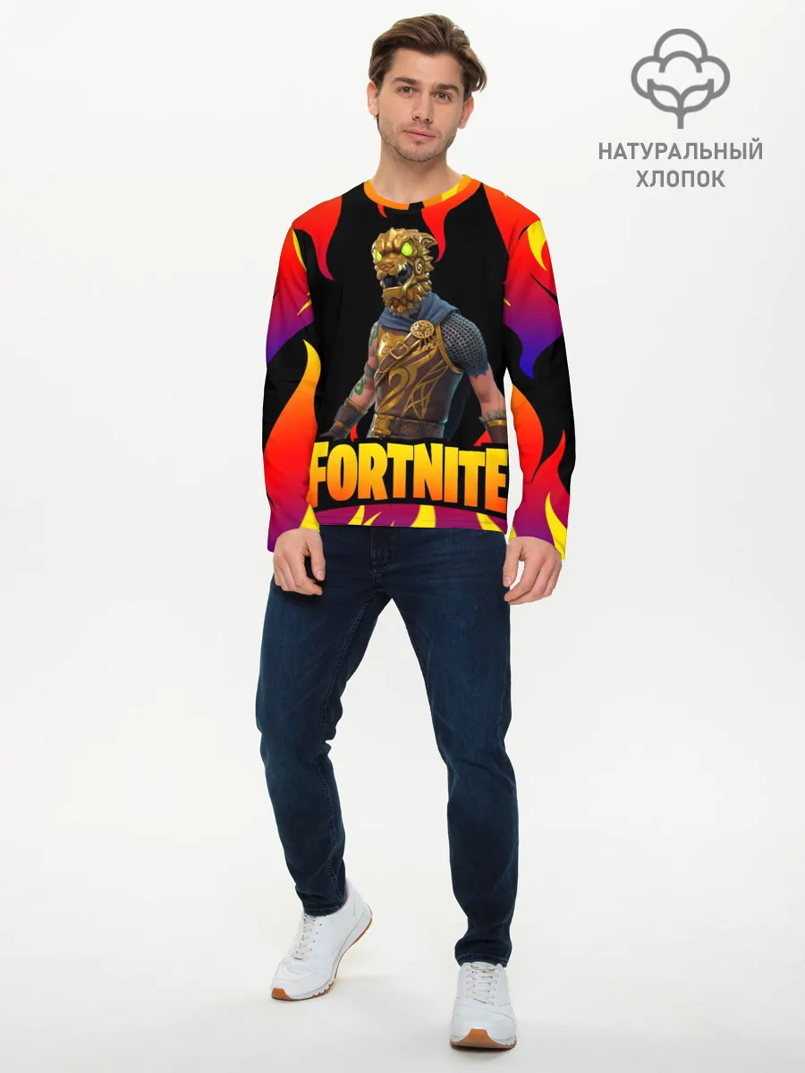 Мужской лонгслив базовый / Fortnite | Фортнайт