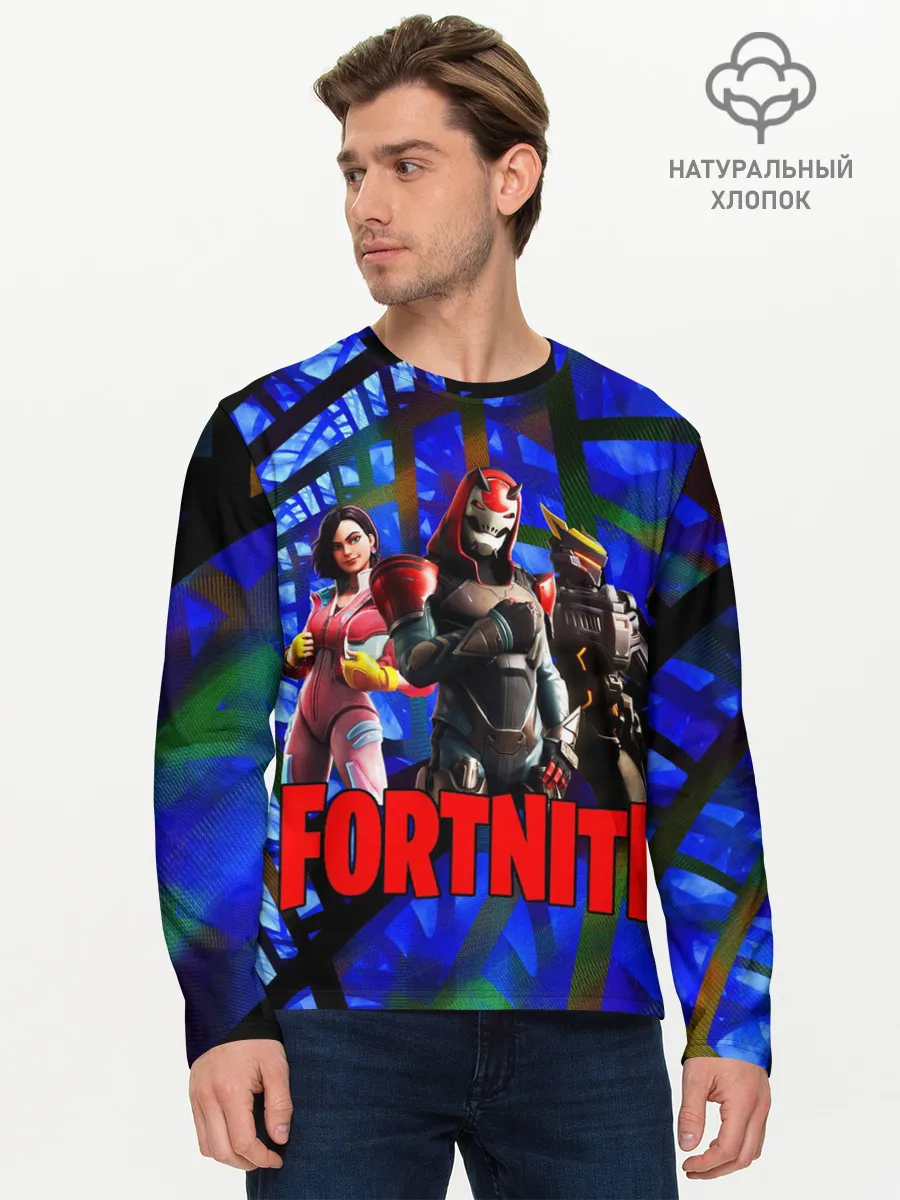 Мужской лонгслив базовый / Fortnite