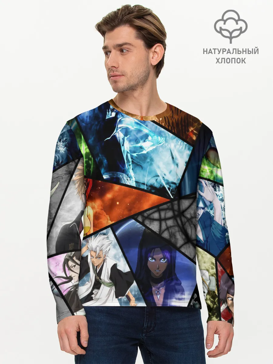 Мужской лонгслив базовый / аниме персы