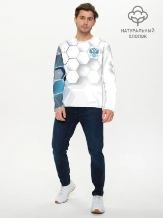 Мужской лонгслив базовый / Россия