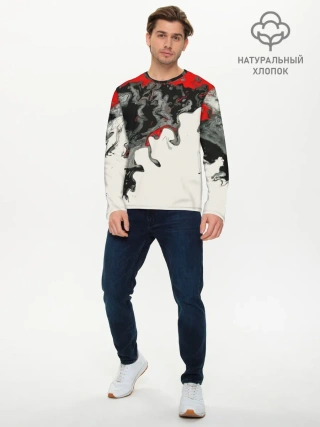 Мужской лонгслив базовый / Abstraction