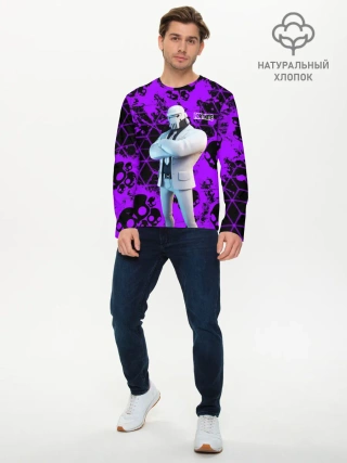 Мужской лонгслив базовый / Fortnite | Skull
