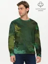 Мужской лонгслив базовый / Армейский Камуфляж | Ранний