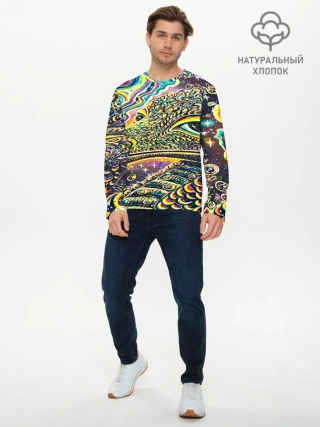 Мужской лонгслив базовый / ИМПРЕССИОНИЗМ