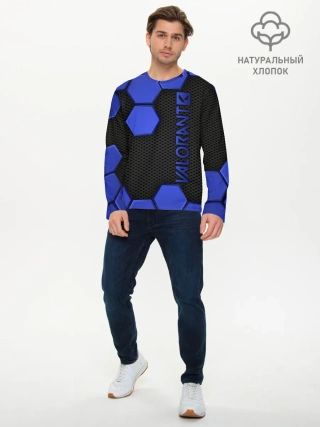 Мужской лонгслив базовый / Valorant