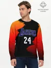 Мужской лонгслив базовый / Los Angeles Lakers / Kobe Brya