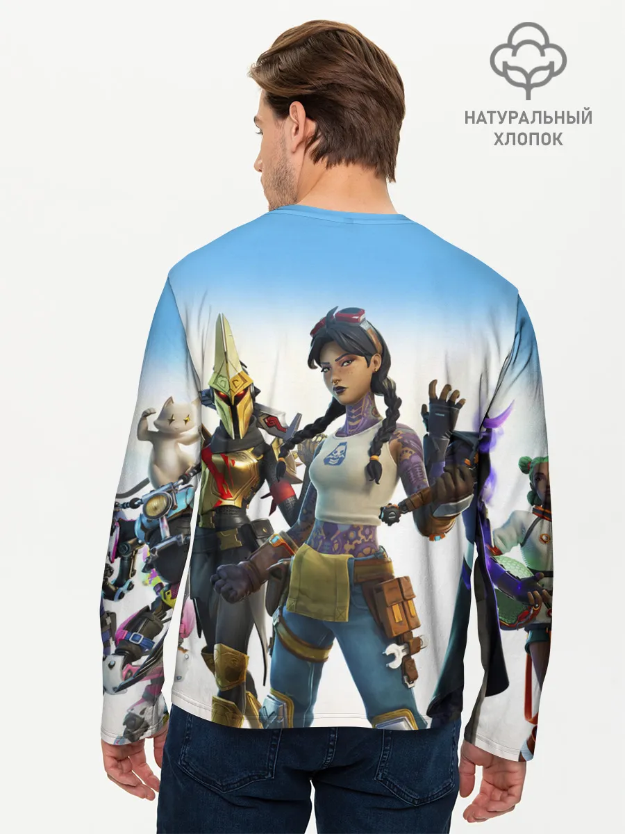 Мужской лонгслив базовый / ФОРТНАЙТ 3 СЕЗОН