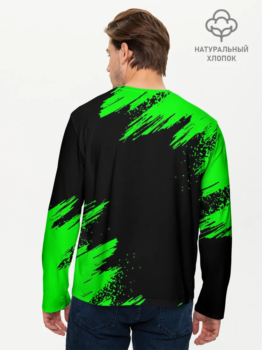 Мужской лонгслив базовый / MINECRAFT CREEPER