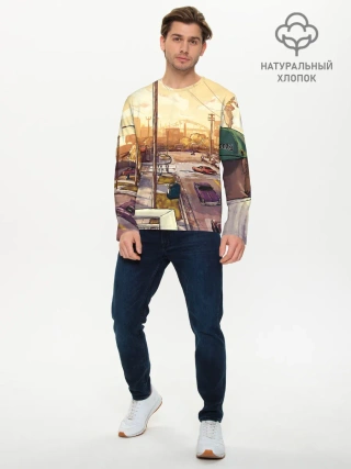 Мужской лонгслив базовый / GTA San Andreas