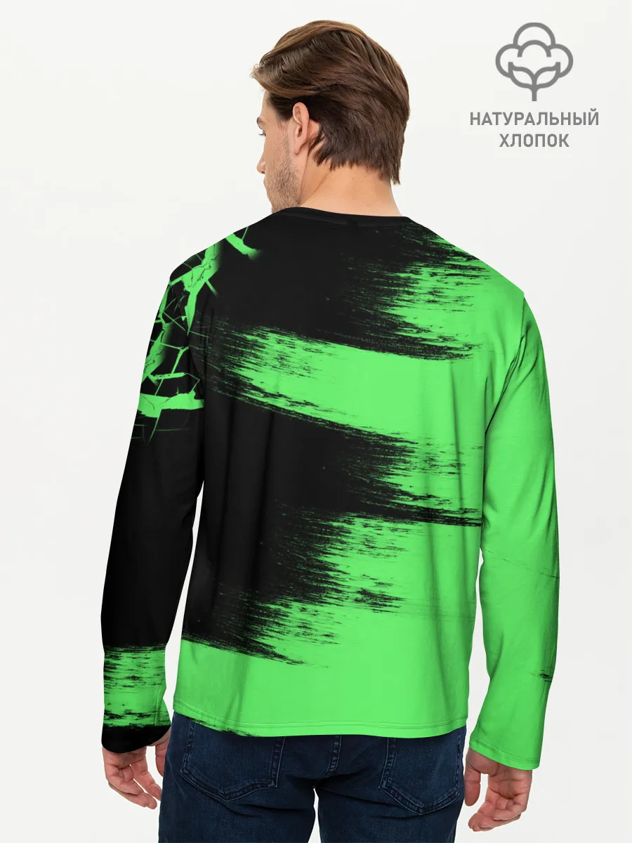 Мужской лонгслив базовый / Kawasaki