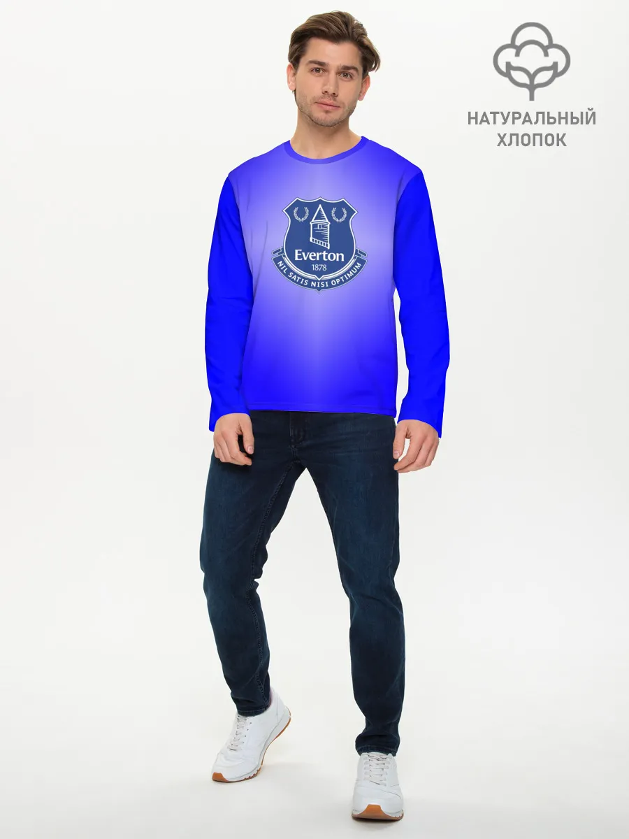 Мужской лонгслив базовый / Эвертон 3D