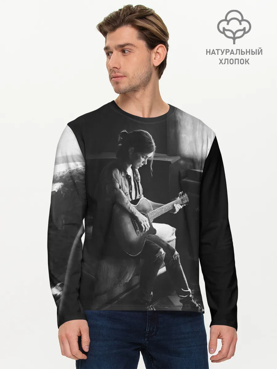 Мужской лонгслив базовый / THE LAST OF US PART 2 ЭЛЛИ