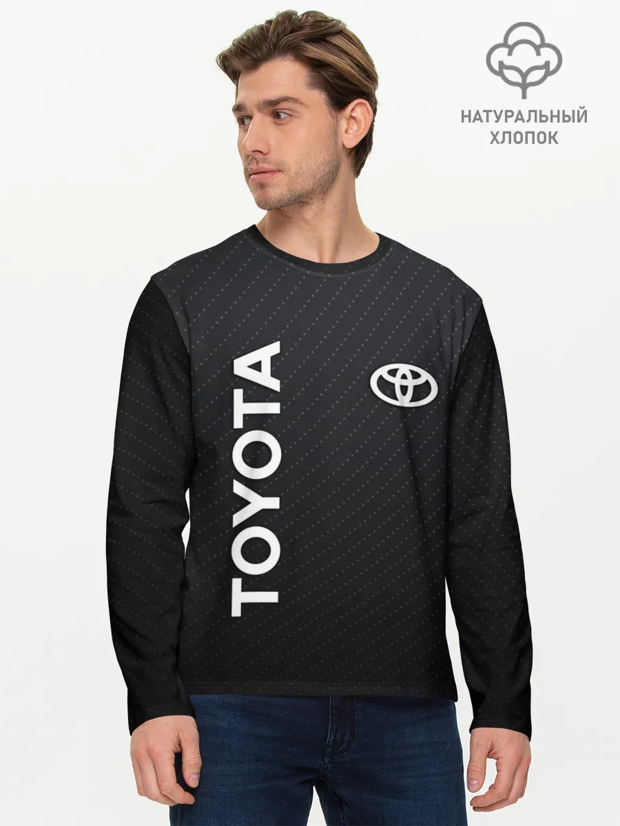 Мужской лонгслив базовый / TOYOTA
